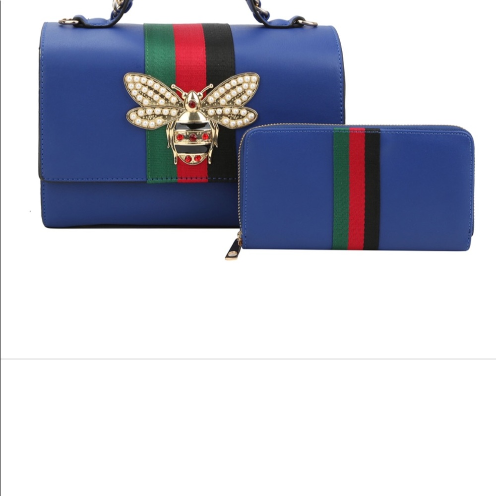 Queen bee satchel bag set